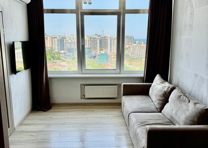аркадия, каманина! вид на море! жк 27 жемчужина, паркинг! Apartment