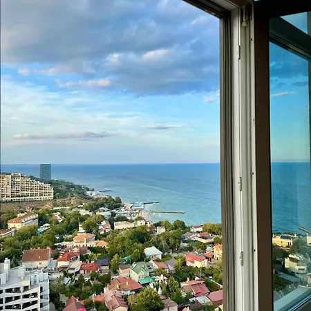 аркадия, каманина! вид на море! жк 27 жемчужина, паркинг! *